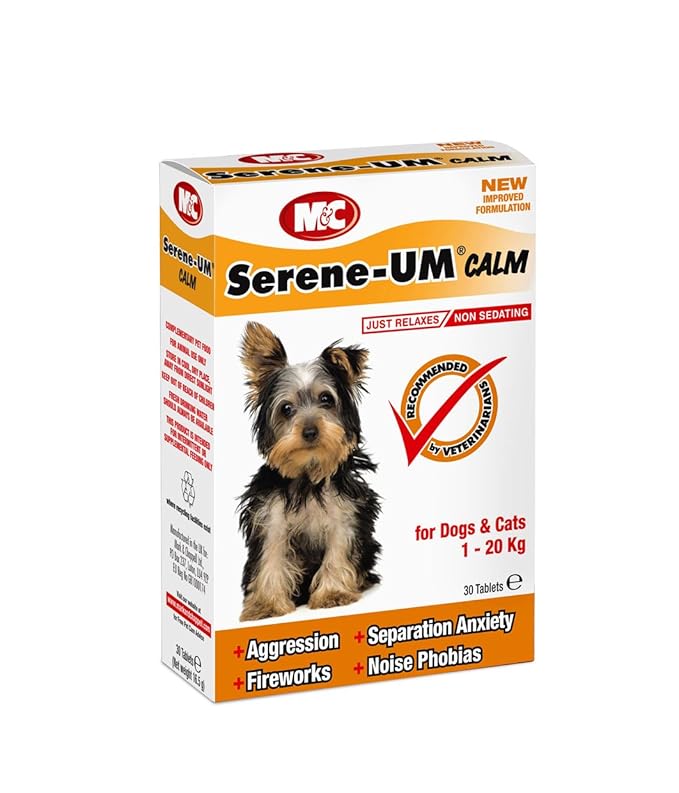 VetIQ SereneUM Calming Tablets for Dogs & Cats (30 Tablets) Amazon.co