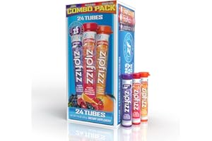 Zipfizz Energy Drink Mix, Electrolyte Hydration Powder with B12 and Multi Vitamin, Combo Pack (24 Pack)
