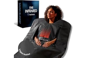 DEEP MODALITY PRO m2 (Premium Edition) Sauna Blanket, Far Infrared Sauna, Infrared Sauna Blanket, Home Sauna, Personal Sauna, Infared Sauna, for Detox & Recovery - Temp control 77-176f, 20 - 60 min, 6ft x 3ft
