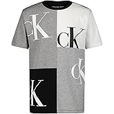 Calvin Klein Boys Short Sleeve Fashion Print Crew Neck T-Shirt, Comfortable, Relaxed Fit
