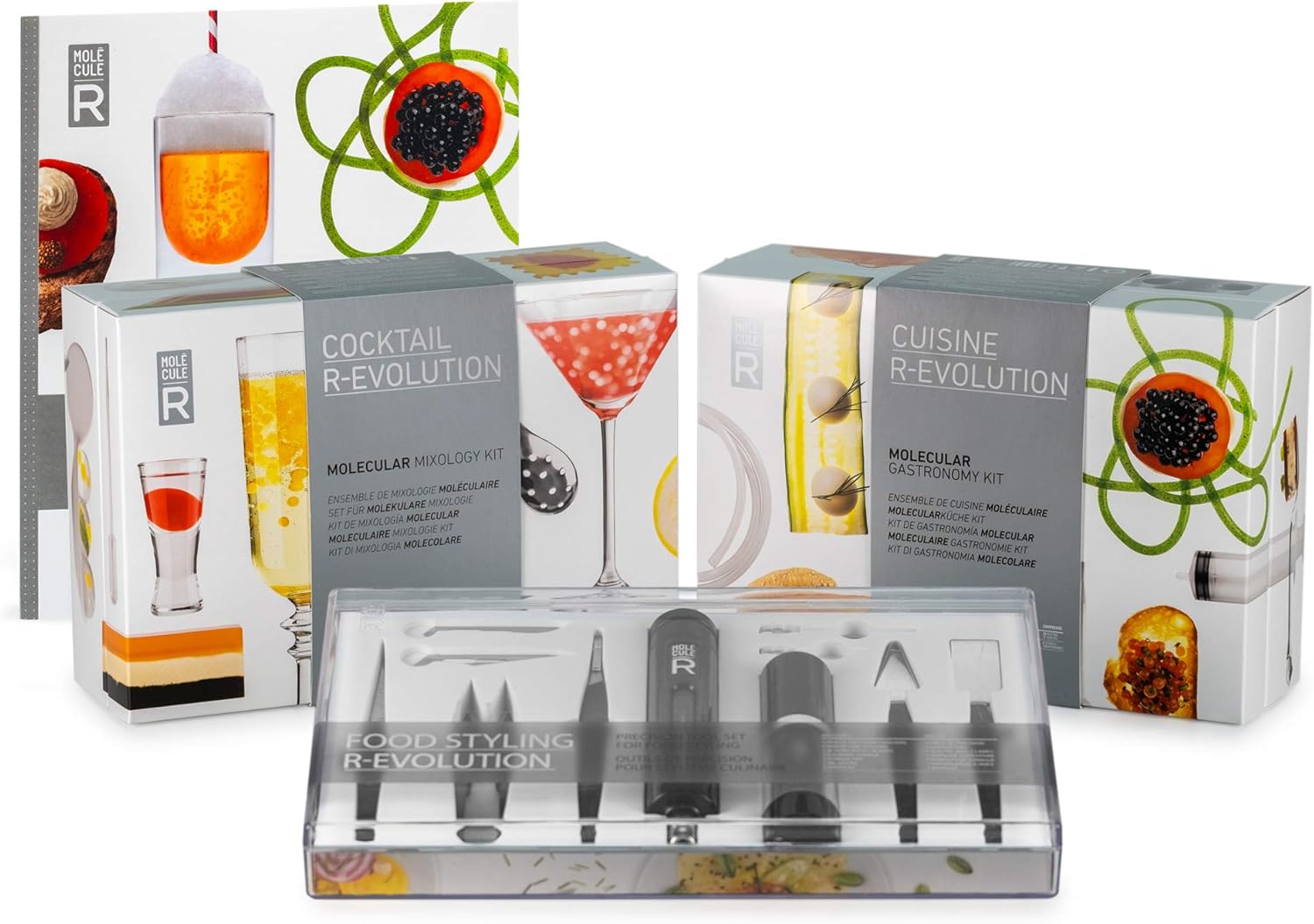 Molecule-R - Molecular Gastronomy Set - Recipes, Tools, Additives and Recipe Book to Learn Molecular Gastronomy at Home