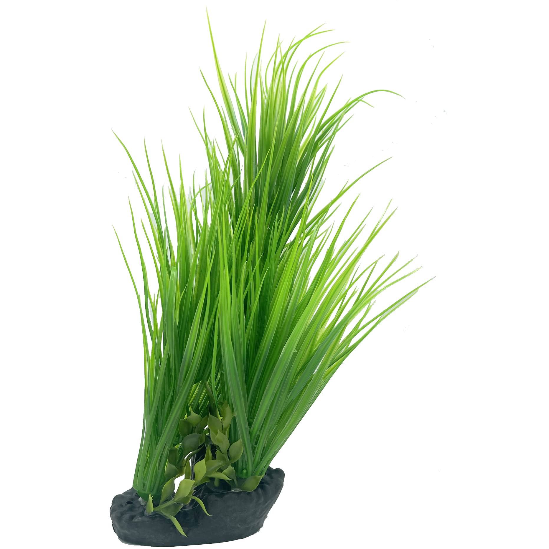 Mascot Pets Improved Model 40cm X Large Green Plastic Artificial Plant Bush Reeds for Aquarium Fish Tank Aquatic Greenery Décor Decoration Water Grass Plants