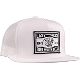 Lazy J Ranch Fort Worth Classic Five Panel Trucker Hat - Adjustable Unisex Country Hats, Vintage Trucker Hat