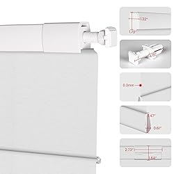 Sulugood No Tools No Drill Cordless Light Filtering