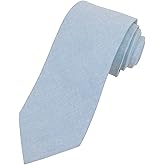 JNJSTELLA Men's Cotton Solid Necktie 3.15" Tie