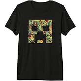 Minecraft Creeper Big Face Collage Premium Tri-Blend T-Shirt
