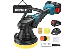 AVHRIT 6 Inchs Polisher for Car Detailing, Car Buffer Waxer Kit with 6 Variable Speed Used for Car Detailing/Waxing/Buffer/Polisher