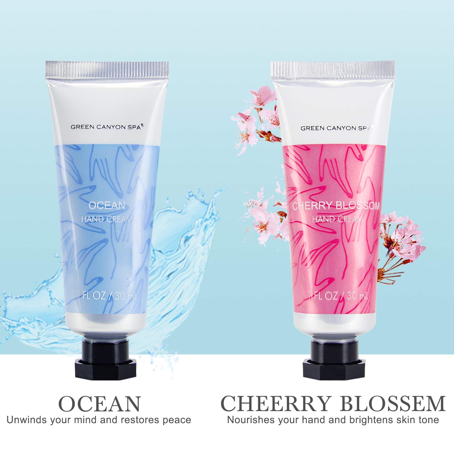 Hand Cream Gift Set, Shea Butter Hand Cream for Women Gift Set, Moisturizing Hand Lotion for Dry Hands Best Birthday/Holiday Gift for Her, Pack of 12 with Travel size, 1.0 oz Tube : Beauty