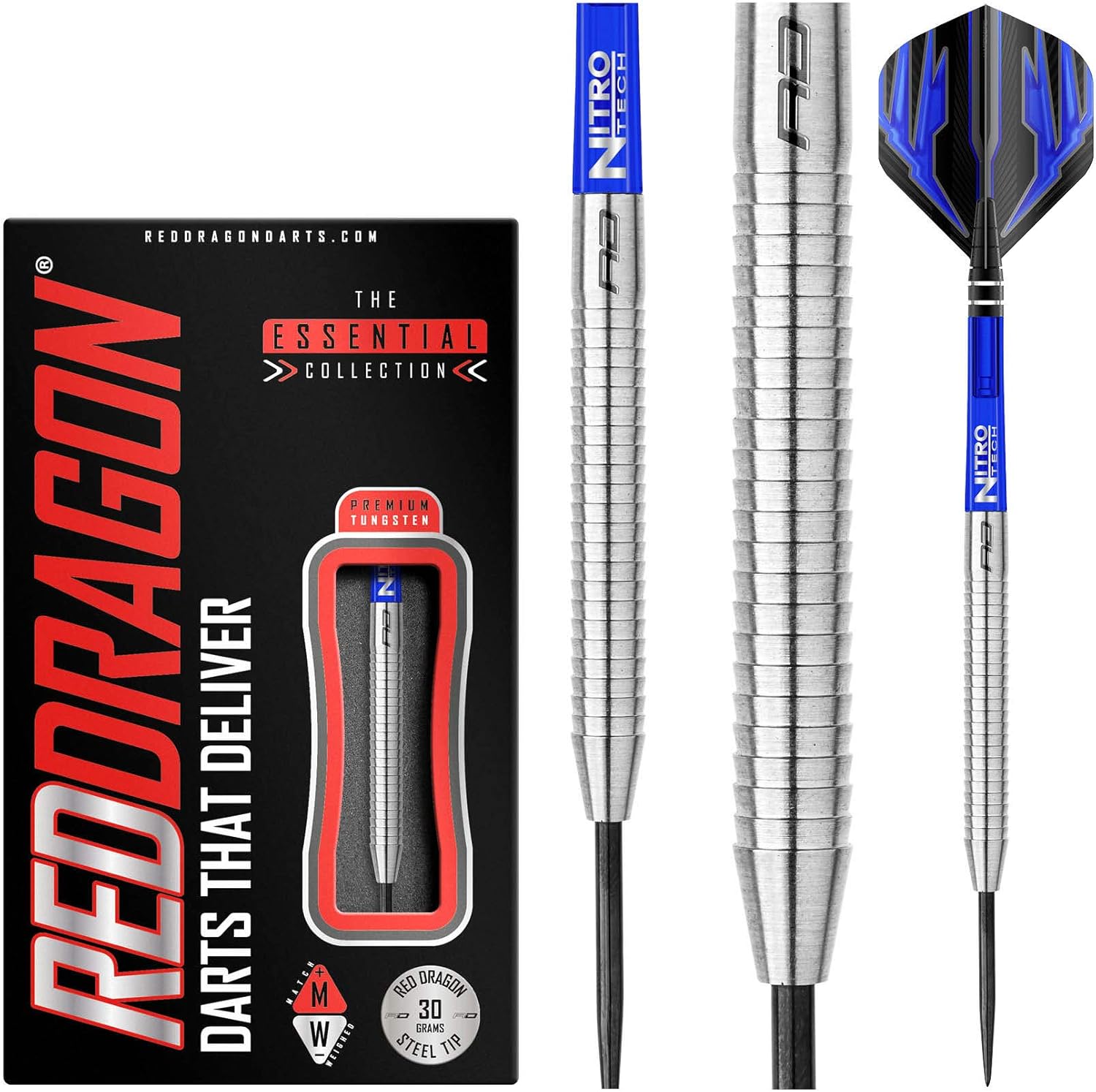 Razor Edge Original 30g Tungsten Darts with Flights and Stems