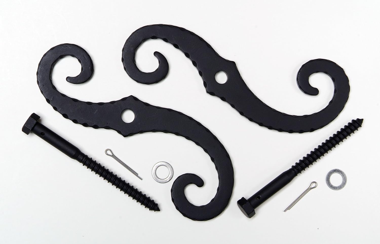 "S" Holdbacks Shutter Dogs for Exterior Shutters (Pair) Stainless Steel