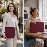 RAINYEAR 13 Inch Laptop Sleeve for MacBook Air/Pro 13.3-14 Red view 7