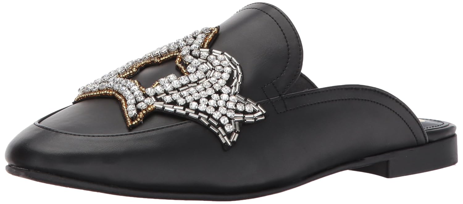 square toe block heel mules