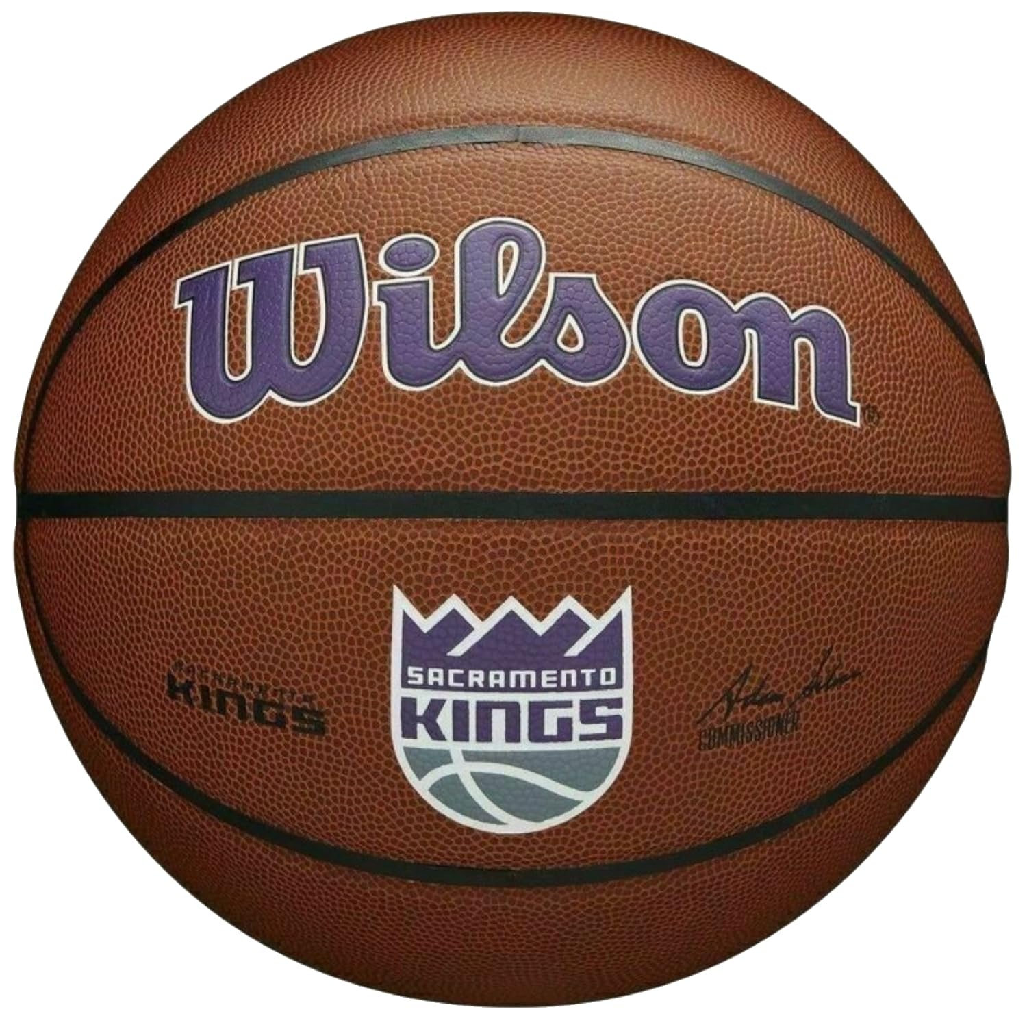 WILSON NBA Team Alliance Basketball - Size 7 - 29.5", Sacremento Kings Image