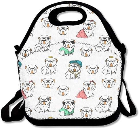 Téléchargement gratuit Images Dozili Bulldog Anglais Humour L Et Epais En Neoprene Sac Repas le plus cool salutations