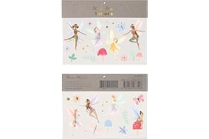 Meri Meri Fairy Lot de 2 tatouages de grande taille