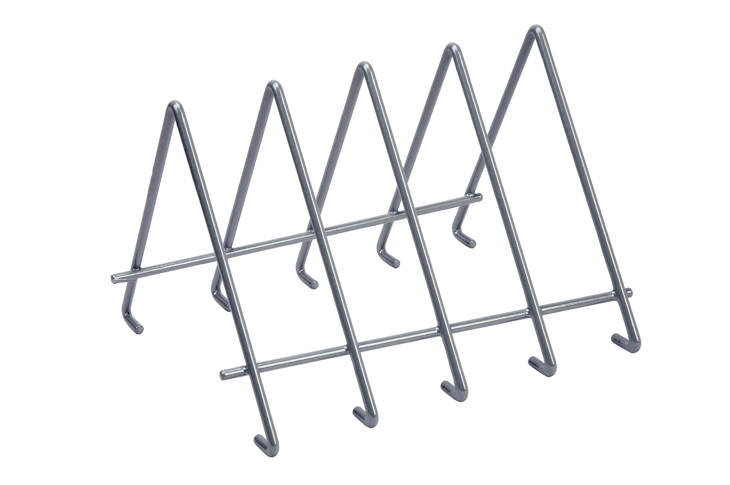 Sauvic Grey Plastic Coated Support For 4 Cooking Utensils