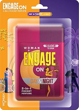 Engage On 2-In-1 Pocket Perfume Woman Day & Night, 28 ml