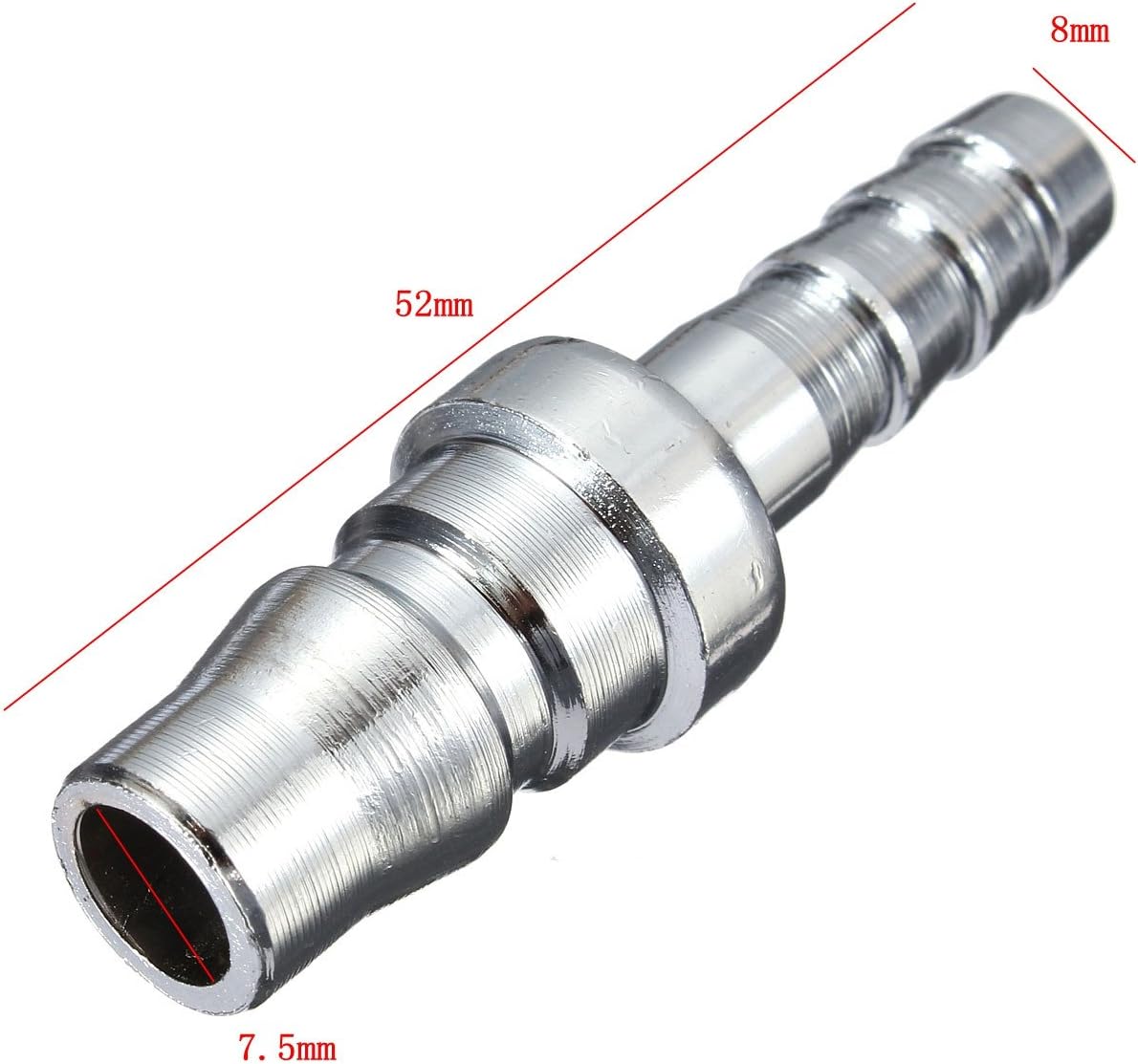 GOZAR Macho Hembra 8Mm Manguera De Cobre Boquilla De Liberación Rápida Conector Caravan BBQ SH Ph
