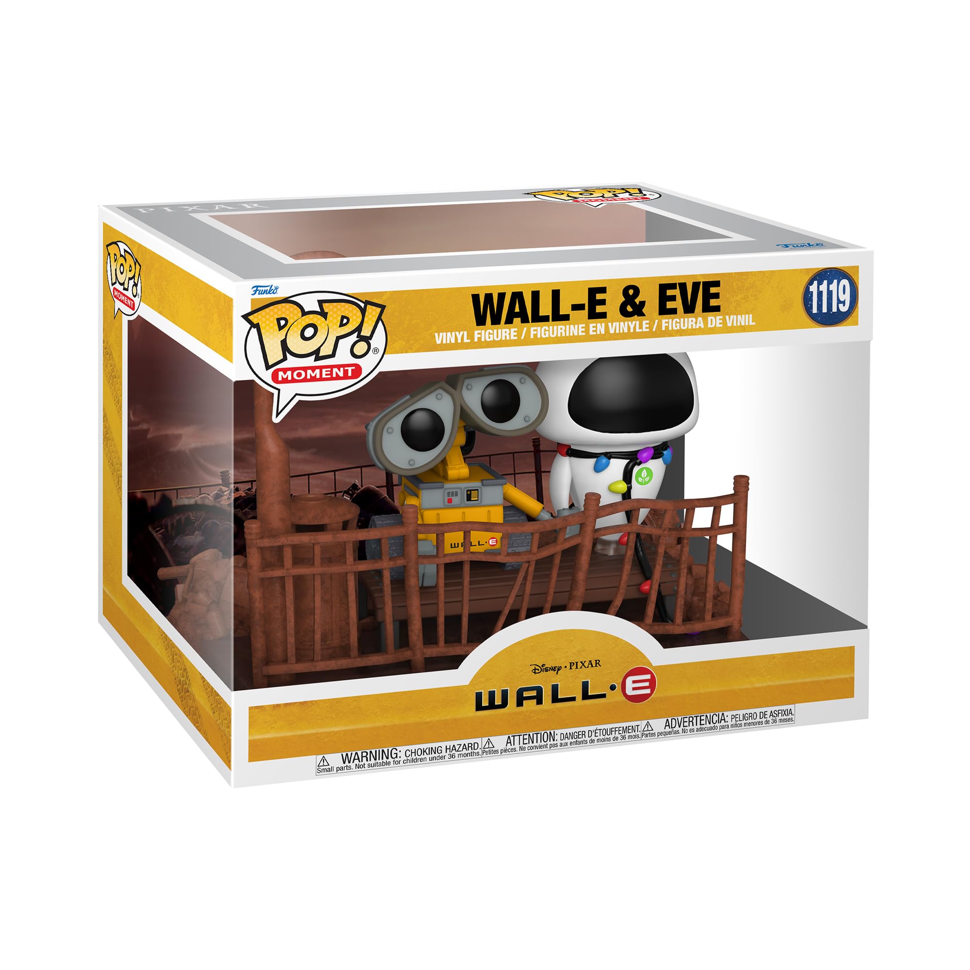 Funko POP! Moment: Wall-E - Wall-E & Eve - Collectable Vinyl Figure - Gift Idea - Official Merchandise - Toys for Kids & Adults - Movies Fans - Model Figure for Collectors and Display