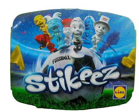 ? LIDL Stikeez Sammelalbum Sammelkoffer Figuren EM CUP 2016 FRANKREICH FUSSBALL (Sammelalbum 2016 EM Cup Fussball)