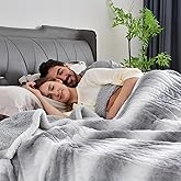 Bearhug Electric Blanket Full Size 77" x 84", 10 Heat Settings Heated Blanket, 1-12 Hour Auto Shut-Off, Faux Fur & Sherpa Dual-Sided Heating Blanket, Machine Washable, Gift-Ready Elegant Packaging