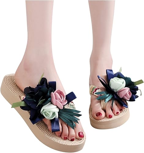 Amazon Linfrsh サンダル レディース ヒール ファッション オフィスサンダル フラット 履きやすい スリッパ ウェッジソール 滑り止め ルームシューズ カジュアル 大きいサイズ ビーチ で軽量 厚底 美脚 おしゃれ 歩きやすい 痛くない 通勤 旅行 スリッパ ルーム