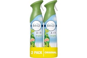 Febreze Air Freshener Spray, Odor Eliminator, Gain Original, 250 gram each, 2 count