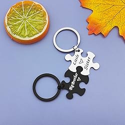 Jielahua Brother Sister Keychain Set Gifts Little