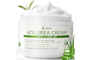 Yegfit Urea Cream 40 Percent for Feet, 150g Foot Cream with 2% Salicylic Acid for Dry Cracked Heels, Knees, Moisturizing Hand