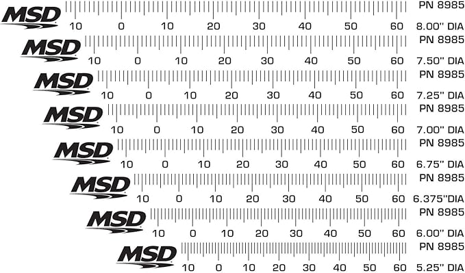 Amazon Com Msd 8985 Timing Tapes Automotive