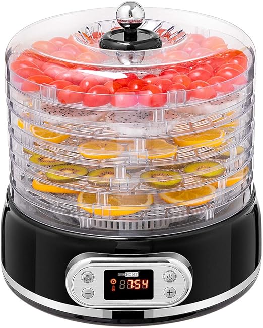 400W Stackable Trays Food Dehydrator Machine Electric Multilayer Food