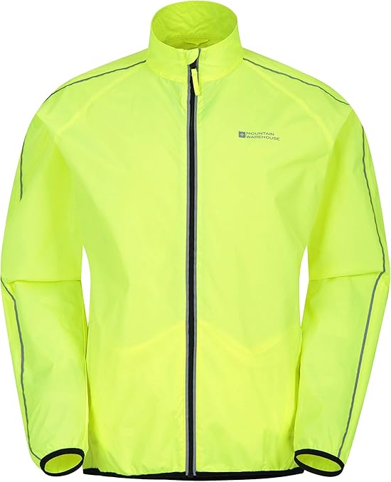 mens hi vis waterproof cycling jacket
