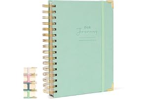 BIROYAL Pregnancy Journal and Baby Memory Book - From Pregnancy to 18 Years Old -417 Baby Stickers Included - Pregnancy Plann