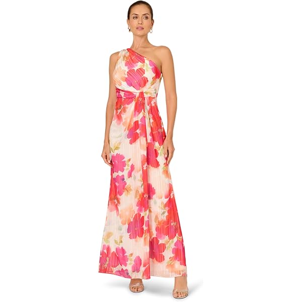 self portrait chiffon maxi dress Chiffon Maxi Dress SELF PORTRAIT Blu