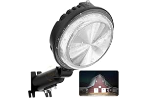 LED Barn Light, 150W 20000LM Dusk to Dawn Outdoor Lighting with Adjustable Angle Upgraded Photocell, 6500k Daylight IP66 Wate