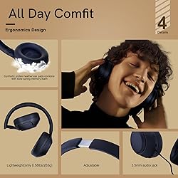 QCY H3 ANC Bluetooth Headphones Over Ear, Active