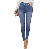 GRAPENT Skinny Jeans for Women High Waisted Trendy Pull On Elastic Waist Slim Jeggings Stretch Denim Pants Trouser Jeans
