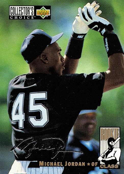 michael jordan silver signature baseball card