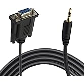 GINTOOYUN DB9 Female to 2.5mm,Stereo 2.5 mm Jack to DB9-F 9Pin RS232 Serial Port Converter Cable