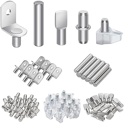 Buy Kaheign 80pcs Shelf Support Pegs 5 Styles Shelf Bracket Pins Divided Shelf Pegs Support For Cabinet Furniture Closet Shelf Bookcase 5mm 6mm Online In Turkey B08l7wnvrv