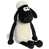 Aurora Shaun The Sheep 11" Shaun The Sheep Playful Stuffed Animal | Screen-accurate details with contrasting textured fur