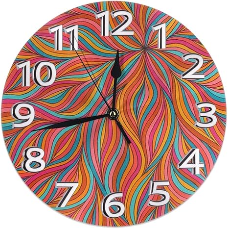 Amazon Co Jp 掛け時計 壁掛け時計 幾何学的なテクスチャ おしゃれ 置き時計 連続秒針 静音 インテリア フレームレス 二重使用 部屋の装飾 ホーム キッチン プレゼントオススメ ホーム キッチン