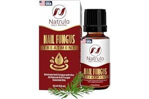 NATRULO Nail & Toenail Repair - Natural Nail Balm with Tea Tree Oil - 100% Pure Liquid Homeopathic Fighter Remedy - Restores Clear Healthy Nails, Made in USA