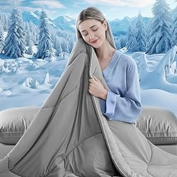 FineMay Cooling Comforter Twin Size, Double-Sided