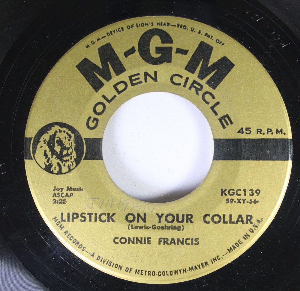 Connie Francis Lipstick On Your Collar