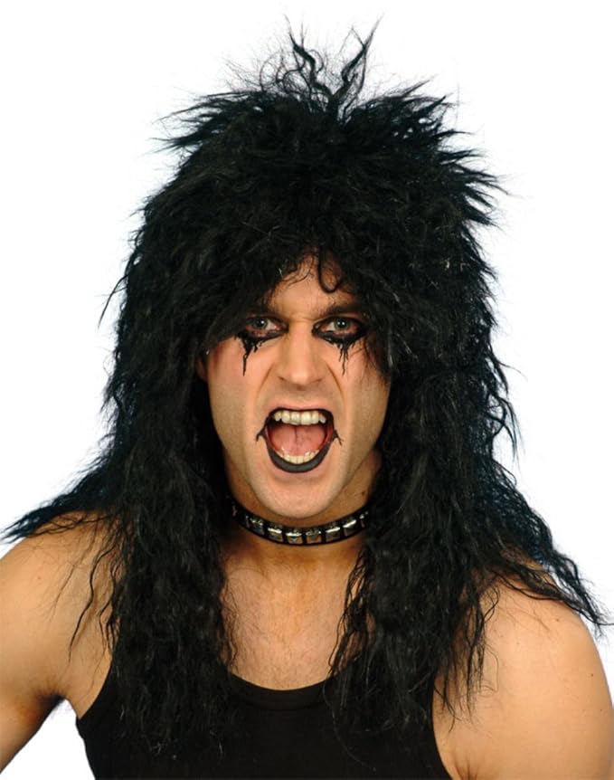 Smiffys Rockerperücke Rocker Alice Cooper Rambo Perücke