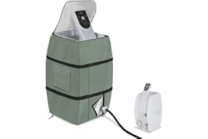 Bitubi Hot Tub Spa Heater Pump Cover with Zipper Opening,Waterproof Hot Tub Insulated Pump Cover for Most Inflatable Hot Tub Spa Heater Pump on Market (Green,Cover only)