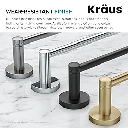 KRAUS Elie Bathroom Robe and Towel Rack with 4