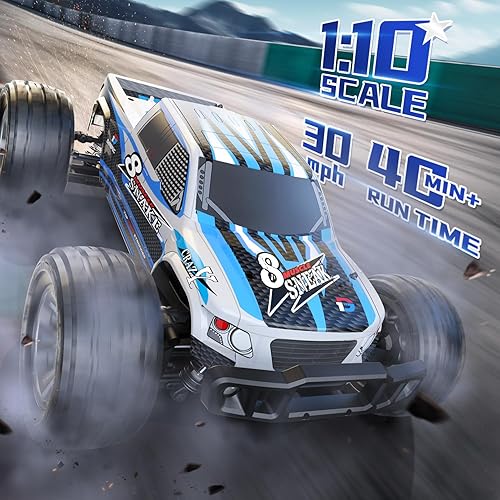 DEERC 9200E Large Hobby RC Cars, 48 KM/H 1:10 Scale Fast High