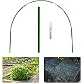 Greenhouse Hoops for Raised Beds, Detachable Support Hoops Frame for Garden Netting and Plant Blanket Cover, Rust-Free Fiberg